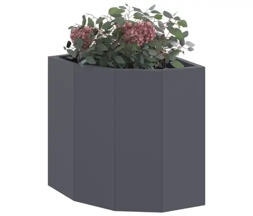 Stūra Stādītājs Antracīts 30 X 30 X 35 Cm Tērauds Vidaxl