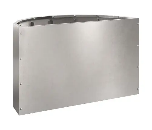 Puķu Kaste Sudraba 60 X 30 X 35 Cm Nerūsējošs Tērauds Vidaxl