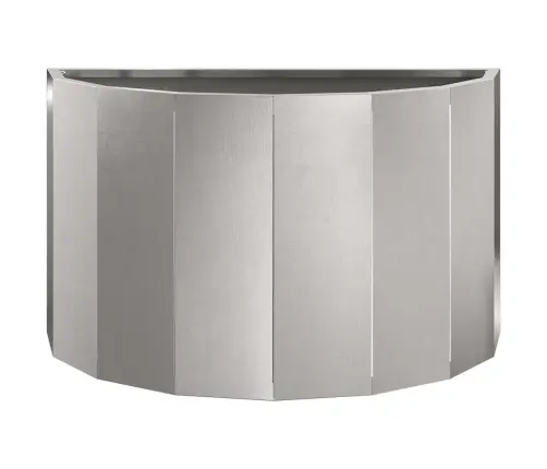 Puķu Kaste Sudraba 60 X 30 X 35 Cm Nerūsējošs Tērauds Vidaxl