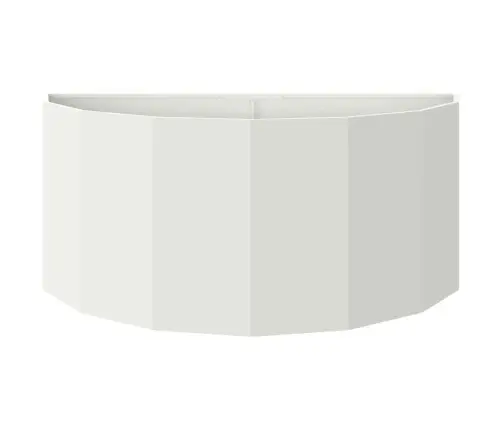 Puķu Kaste Balts 120 X 60 X 50 Cm Tērauds Vidaxl