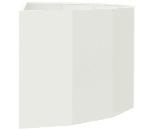 Puķu Kaste Balts 120 X 60 X 50 Cm Tērauds Vidaxl