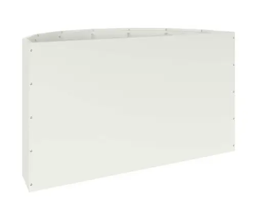 Puķu Kaste Balts 90 X 45 X 50 Cm Tērauds Vidaxl