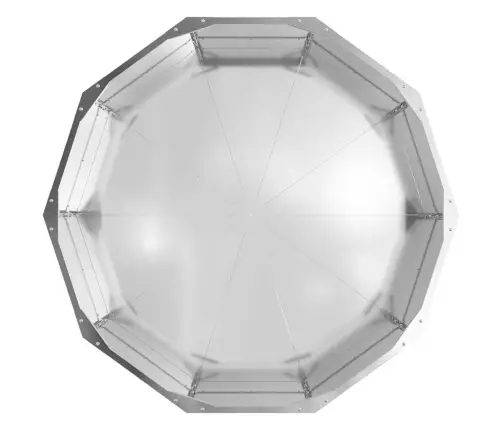 Puķu Kaste Sudraba 90 X 90 X 35 Cm Cinkots Tērauds Vidaxl