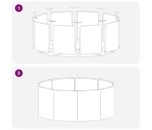 Taimekast Rooste 90 X 90 X 35 Cm Terase Tüüp