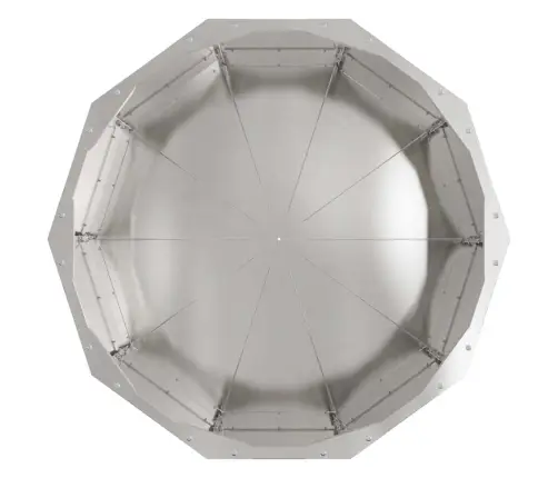 Puķu Kaste Sudraba 60 X 60 X 35 Cm Nerūsējošs Tērauds Vidaxl