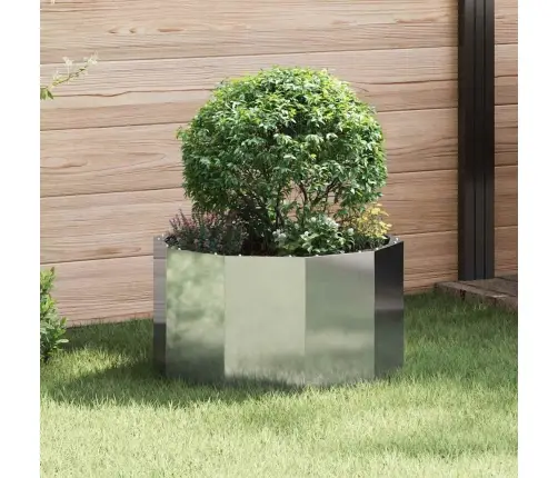 Taimekast Hõbedane 60 X 60 X 35 Cm Tsinkteras