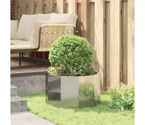 Taimekast Hõbedane 60 X 60 X 35 Cm Tsinkteras
