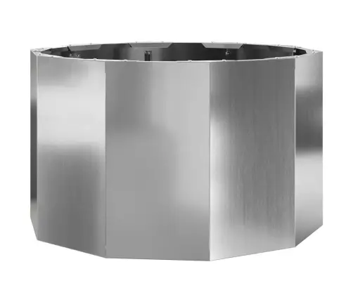 Taimekast Hõbedane 60 X 60 X 35 Cm Tsinkteras