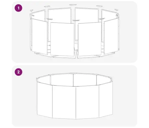 Taimekast Rooste 120 X 120 X 50 Cm Terase Tüüp