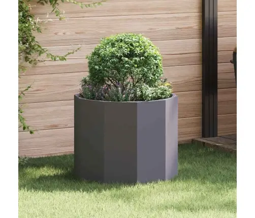 Puķu Kaste Melna 60 X 60 X 50 Cm Tērauds Vidaxl