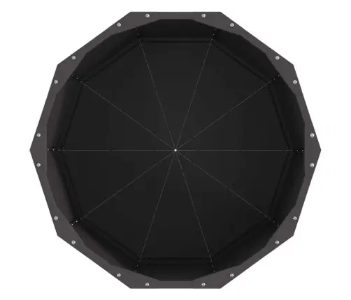 Puķu Kaste Melna 60 X 60 X 50 Cm Tērauds Vidaxl