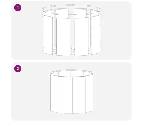 Puķu Kaste Balts 60 X 60 X 50 Cm Tērauds Vidaxl