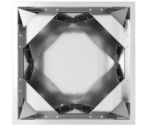 Puķu Kaste Sudraba 30 X 30 X 75 Cm Cinkots Tērauds Vidaxl