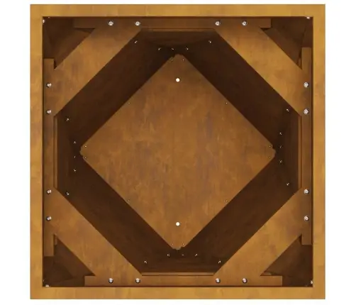 Lovelis 2 Pcs Rūdijanti 30 X 30 X 75 Cm