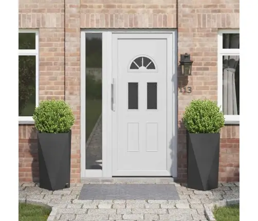 Puķu Kaste 2 Pcs Melna 40 X 40 X 75 Cm Tērauds Vidaxl