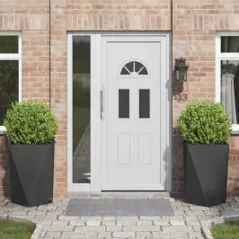 Puķu Kaste 2 Pcs Melna 50 X 50 X 75 Cm Tērauds Vidaxl