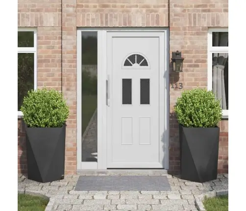 Puķu Kaste 2 Pcs Melna 50 X 50 X 75 Cm Tērauds Vidaxl