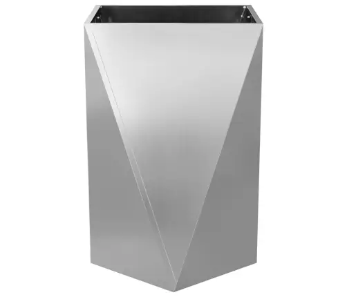 Taimekast 2 Pcs Hõbedane 50 X 50 X 75 Cm Tsinkteras