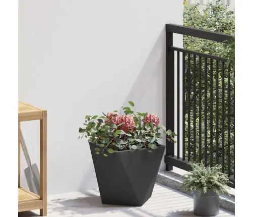 Taimekast 2 Pcs Must 30 X 30 X 30 Cm Teras