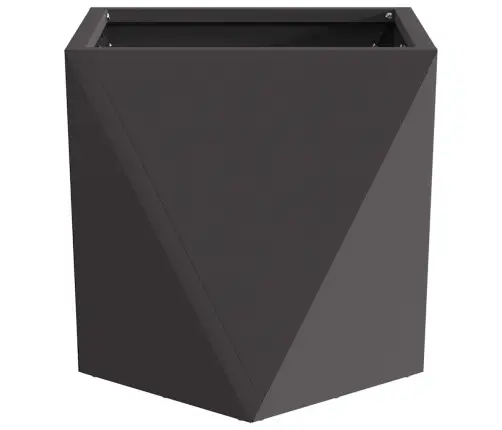 Taimekast 2 Pcs Must 30 X 30 X 30 Cm Teras