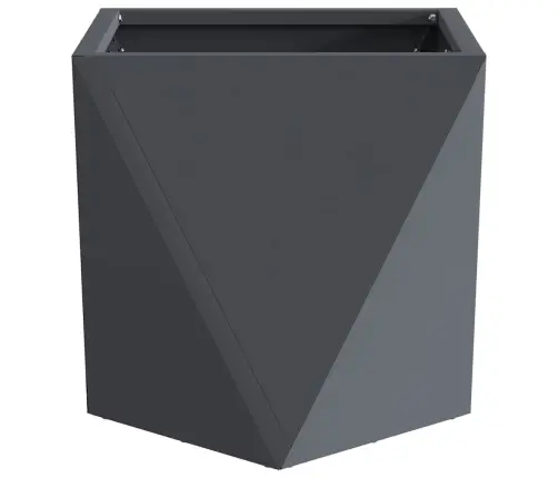 Taimekast 2 Pcs Antratsiit 30 X 30 X 30 Cm Teras