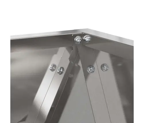 Lovelis Sidabro 30 X 30 X 30 Cm Nerūdijantis Plienas