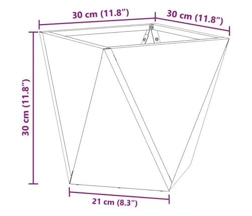 Lovelis Sidabro 30 X 30 X 30 Cm Nerūdijantis Plienas