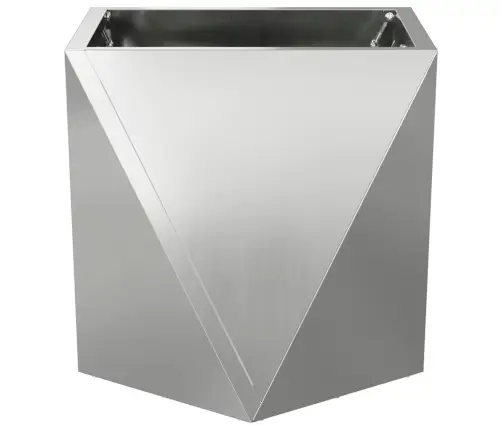 Taimekast Hõbedane 30 X 30 X 30 Cm Tsinkteras