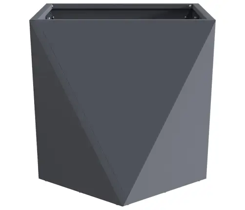 Lovelis 2 Pcs Antracitas 40 X 40 X 40 Cm Plienas