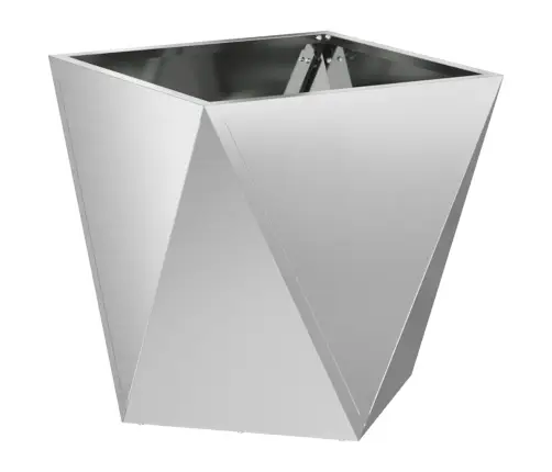 Lovelis 2 Pcs Sidabro 40 X 40 X 40 Cm Cinkuota Plienas