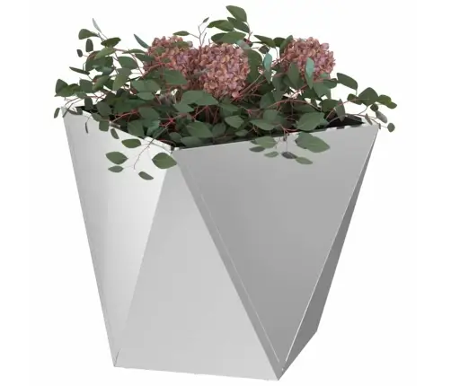 Lovelis 2 Pcs Sidabro 50 X 50 X 50 Cm Cinkuota Plienas