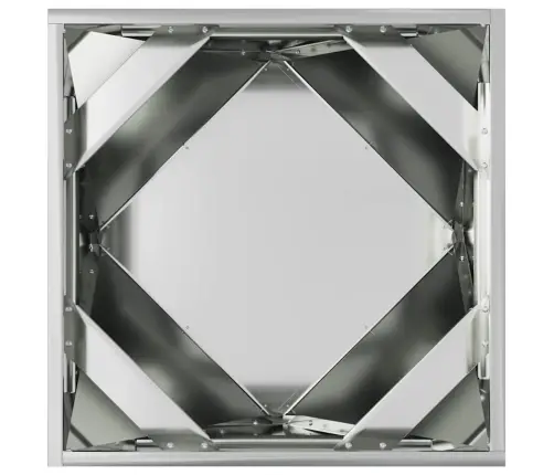 Lovelis 2 Pcs Sidabro 50 X 50 X 50 Cm Cinkuota Plienas