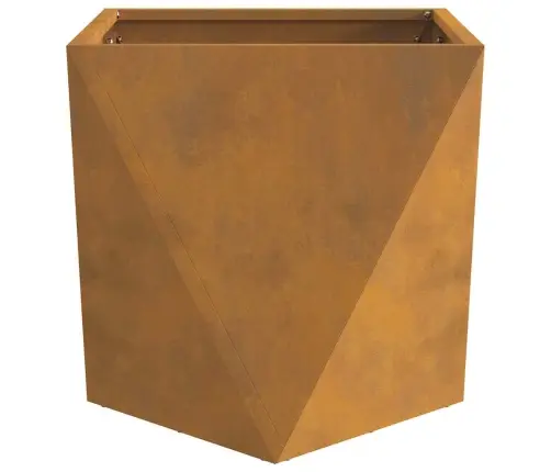 Puķu Kaste Rūsa 50 X 50 X 50 Cm Novecināts Tērauds Vidaxl