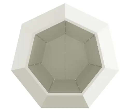 Puķu Kaste 2 Pcs Balts 100 X 100 X 80 Cm Tērauds Vidaxl