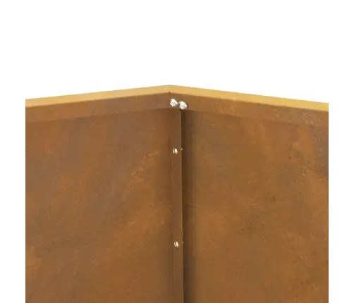 Puķu Kaste 2 Pcs Rūsa 75 X 75 X 60 Cm Novecināts Tērauds Vidaxl