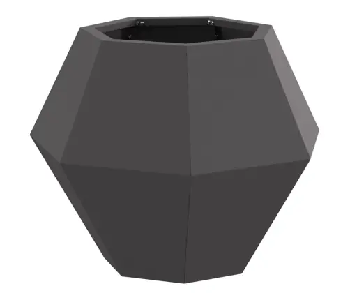 Lovelis 2 Pcs Juoda 50 X 50 X 40 Cm Plienas