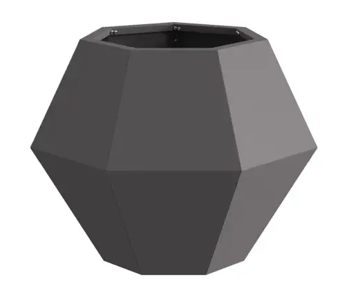 Lovelis 2 Pcs Juoda 50 X 50 X 40 Cm Plienas