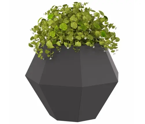 Lovelis 2 Pcs Juoda 50 X 50 X 40 Cm Plienas