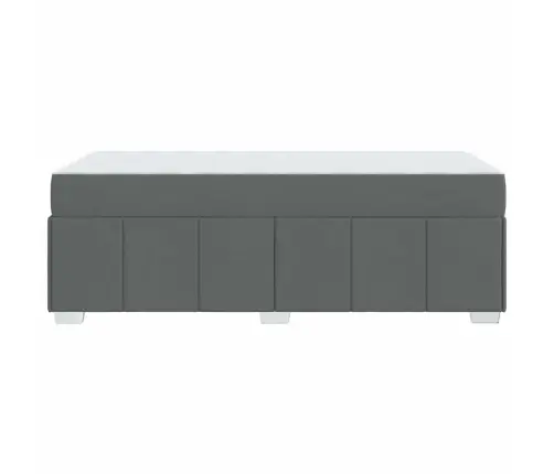 Lovos Rėmas Su Čiužiniu Tamsiai Pilka 80 X 200 Cm Audinys