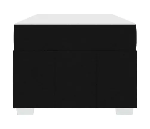 Gultas Rāmis Melna 80 X 200 Cm Audums Vidaxl