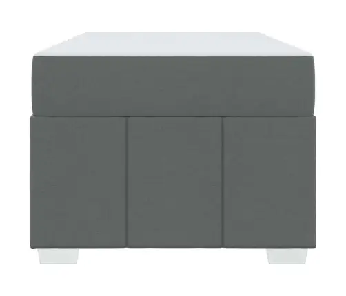 Lovos Rėmas Su Čiužiniu Tamsiai Pilka 120 X 190 Cm Audinys