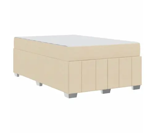 Gultas Rāmis Krēmkrāsa 120 X 200 Cm Audums Vidaxl Gultas Rāmis Krēmkrāsa 120 X 200 Cm Audums Vidaxl