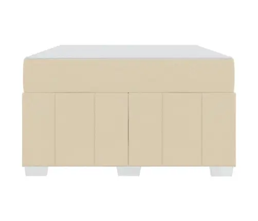 Gultas Rāmis Krēmkrāsa 120 X 200 Cm Audums Vidaxl Gultas Rāmis Krēmkrāsa 120 X 200 Cm Audums Vidaxl