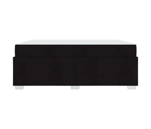 Lovos Rėmas Su Čiužiniu Juoda 180 X 200 Cm Audinys