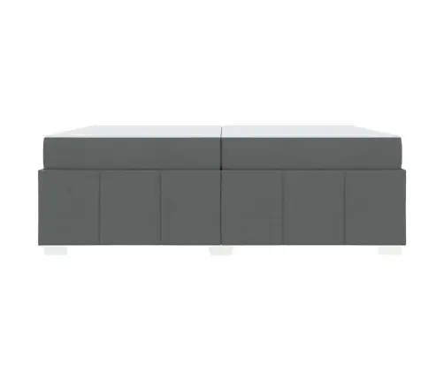 Voodi Raam Madratsiga Tumehall 200 X 200 Cm Kangas