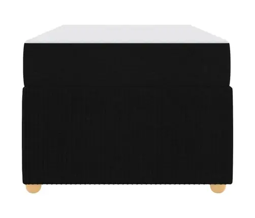 Gultas Rāmis Cits Melna 90 X 190 Cm Audums Vidaxl