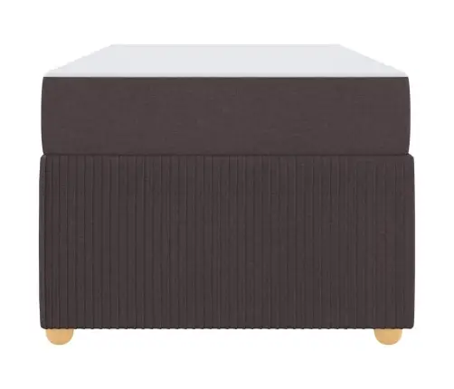 Lovos Rėmas Su Čiužiniu Tamsiai Ruda 90 X 190 Cm Audinys