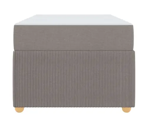 Lovos Rėmas Su Čiužiniu Taupe 90 X 200 Cm Audinys