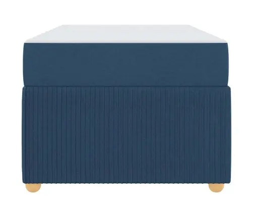 Lovos Rėmas Su Čiužiniu Su Čiužiniu Mėlyna 90 X 200 Cm Audinys