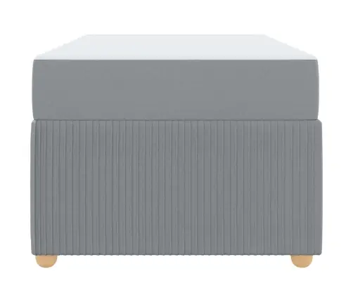 Gultas Rāmis Cits Gaiši Pelēka 100 X 200 Cm Audums Vidaxl